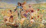 The Knight of the Flowers by Georges Antoine Rochegrosse